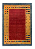 15083 - Lori Persian Hand-Knotted Authentic/Nomadic/Tribal Gabbeh/ Size: 9'1" x 6'3"