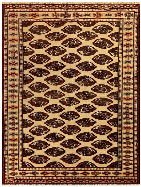 17344-Balutch Hand-Knotted/Handmade Persian Rug/Carpet Tribal/Nomadic Authentic/ Size: 6'3" x 4'8"