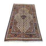 19414-Tabriz Hand-Knotted/Handmade Persian Rug/Carpet Traditional Authentic/ Size: 5'10" x 3'7"