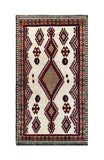 18242-Shiraz Hand-Knotted/Handmade Persian Rug/Carpet Tribal/Nomadic Authentic/ Size: 6'2" x 3'4"