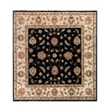 19285-Chobi Ziegler Hand-Knotted/Handmade Afghan Rug/Carpet Tribal/Nomadic Authentic/ Size: 5'0" x 4'6"
