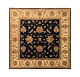 19305-Chobi Ziegler Hand-Knotted/Handmade Afghan Rug/Carpet Tribal/Nomadic Authentic/ Size: 5'1" x 5'1"