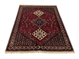 20572-Yalameh Hand-Knotted/Handmade Persian Rug/Carpet Tribal/Nomadic Authentic/ Size: 6'4" x 5'0"