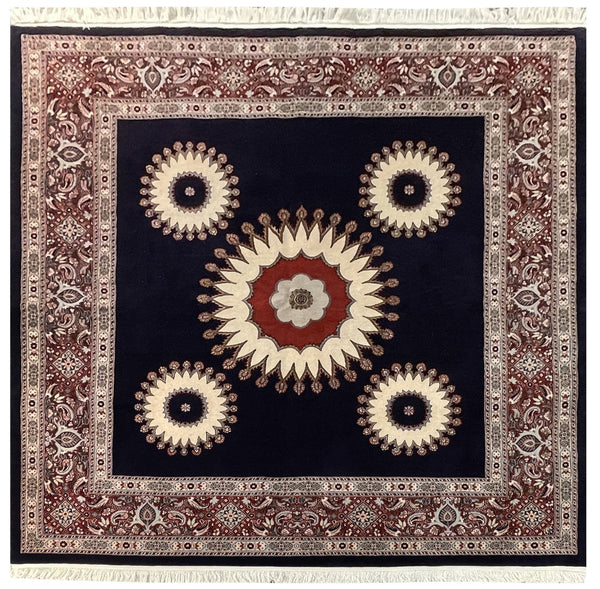 19581-Royal Moud  Handmade/Hand-Knotted Persian Rug/Traditional Carpet Authentic/ Size: 7'0" x 6'7"