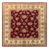 19284-Chobi Ziegler Hand-Knotted/Handmade Afghan Rug/Carpet Tribal/Nomadic Authentic/ Size: 6'4" x 6'4"