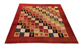 15084 - Lori Persian Hand-Knotted Authentic/Nomadic/Tribal Gabbeh/ Size: 6'5" x 6'5"