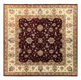 19259-Chobi Ziegler Hand-Knotted/Handmade Afghan Rug/Carpet Tribal/Nomadic Authentic/ Size: 6'7" x 6'8"