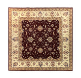 19259-Chobi Ziegler Hand-Knotted/Handmade Afghan Rug/Carpet Tribal/Nomadic Authentic/ Size: 6'7" x 6'8"