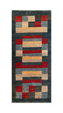15427-Lori Gabbeh Hand-Knotted/Handmade Persian Rug/Carpet Tribal/Nomadic Authentic/ Size:  6'10" x 3'0"