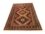 19387-Royal Shirvan Handmade/Hand-knotted Afghan Rug/Carpet Tribal/Nomadic Authentic/ Size: 6'7" x 5'0"