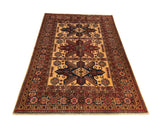 19386-Royal Shirvan Handmade/Hand-knotted Afghan Rug/Carpet Tribal/Nomadic Authentic/ Size: ﻿6'8" x 4'8"