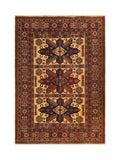 19386-Royal Shirvan Handmade/Hand-knotted Afghan Rug/Carpet Tribal/Nomadic Authentic/ Size: ﻿6'8" x 4'8"