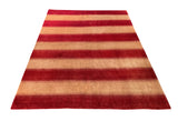 15636-Lori Gabbeh Hand-Knotted/Handmade Persian Rug/Carpet Tribal/Nomadic Authentic/ Size: 8'2" x 6'6"