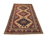 19396-Royal Shirvan Handmade/Hand-Knotted Afghan Rug/Carpet Tribal/Nomadic Authentic/ Size: 8'5" x 5'5"
