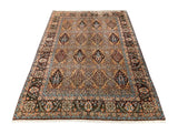 15635-Bidjar Hand-Knotted/Handmade Persian Rug/Carpet Traditional/ Authentic/ Size: 9'4"x 6'7"