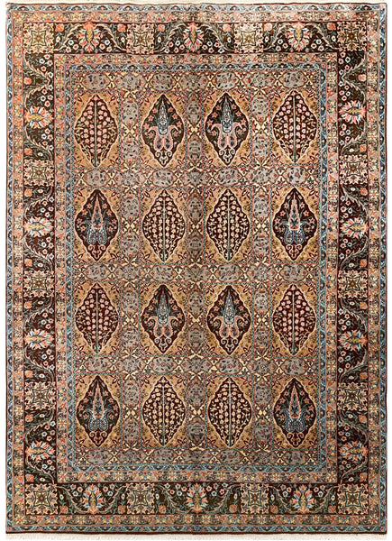 15635-Bidjar Hand-Knotted/Handmade Persian Rug/Carpet Traditional/ Authentic/ Size: 9'4"x 6'7"
