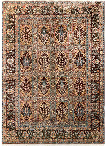 15635-Bidjar Hand-Knotted/Handmade Persian Rug/Carpet Traditional/ Authentic/ Size: 9'4"x 6'7"