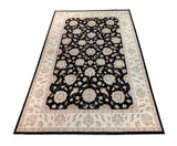 19230-Chobi Ziegler Hand-Knotted/Handmade Afghan Rug/Carpet Tribal/Nomadic Authentic/ Size: 10'4''x 7'1''