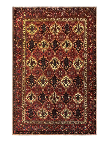 20354 - Bakhtiar Hand-Knotted/Handmade Persian Rug/Carpet Traditional Authentic/ Size :10'1" x 6'8"