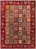 19275-Chobi Ziegler Hand-Knotted/Handmade Afghan Rug/Carpet Tribal/Nomadic Authentic 9'6" x 6'10"