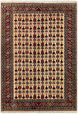 19369-Royal Shirvan Handmade/Hand-knotted Afghan Rug/Carpet Tribal/Nomadic Authentic﻿/ Size: 8'6" x 6'5"