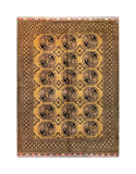 18725-Khal Mohammad Hand-Knotted/Handmade Afghan Rug/Carpet Tribal/Nomadic Authentic: Size: 9'6" x 6'10"