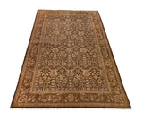 20861 - Tabriz  Afghan Hand-Knotted/Handmade Afghan Rug/Carpet Traditional Authentic/ Size: 7'3" x 4'5"