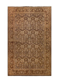 20861 - Tabriz  Afghan Hand-Knotted/Handmade Afghan Rug/Carpet Traditional Authentic/ Size: 7'3" x 4'5"