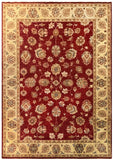 19255-Chobi Ziegler Hand-Knotted/Handmade Afghan Rug/Carpet Tribal/Nomadic Authentic/ Size: 8'3" x 5'9"