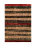 18030-Chobi Ziegler Hand-Knotted/Handmade Afghan Rug/Carpet Tribal/Nomadic Authentic/ Size: 7’3” x 5’2”