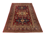 19392-Royal Shirvan Handmade/Hand-knotted Afghan Rug/Carpet Tribal/Nomadic Authentic/ Size: 7'2" x 4'10"