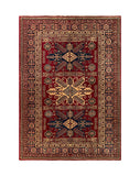 19392-Royal Shirvan Handmade/Hand-knotted Afghan Rug/Carpet Tribal/Nomadic Authentic/ Size: 7'2" x 4'10"