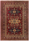19392-Royal Shirvan Handmade/Hand-knotted Afghan Rug/Carpet Tribal/Nomadic Authentic/ Size: 7'2" x 4'10"
