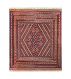 15387-Kelim Hand-Knotted/Handmade Persian Rug/Carpet Tribal/Nomadic Authentic/ Size: 6'5" x 5'4"