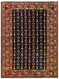 19360-Royal Shirvan Handmade/Hand-knotted Afghan Rug/Carpet Tribal/Nomadic Authentic﻿/ Size: 6'8" x 5'1"