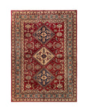 19380-Royal Shirvan Handmade/Hand-knotted Afghan Rug/Carpet Tribal/Nomadic Authentic/ Size: 6'7" x 4'9"