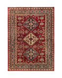 19380-Royal Shirvan Handmade/Hand-knotted Afghan Rug/Carpet Tribal/Nomadic Authentic/ Size: 6'7" x 4'9"