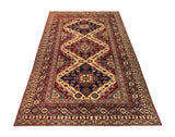 19398- Royal Shirvan Hand-Knotted/Handmade Azerbaijan Rug/Carpet Tribal/Nomadic Authentic/ Size: 8'3" x 5'8"