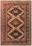 19398- Royal Shirvan Hand-Knotted/Handmade Azerbaijan Rug/Carpet Tribal/Nomadic Authentic/ Size: 8'3" x 5'8"