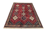 20581-Yalameh Hand-Knotted/Handmade Persian Rug/Carpet Tribal/Nomadic Authentic/ Size: 8'1" x 6'7"