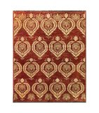 15576-Chobi Ziegler Hand-Knotted/Handmade Afghan Rug/Carpet Traditional Authentic/ Size: 7'8"x 6'2"