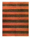 18031-Chobi Ziegler Hand-Knotted/Handmade Afghan Rug/Carpet Tribal/Nomadic Authentic/ Size: 7'10" x 6'2"