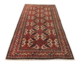 16667-Meshkin Hand-Knotted/Handmade Persian Rug/Carpet Tribal/Nomadic Authentic/ Size: 8'4" x 5'3"