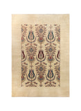 19125-Chobi Ziegler Hand-Knotted/Handmade Afghan Rug/Carpet Tribal/Nomadic Authentic/Size: 7'9" x 5'6"