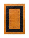 10635 - Lori Persian Hand-knotted Authentic/Nomadic/Traditional/Tribal Gabbeh, Size: 7'7" x 5'5"