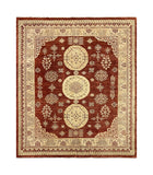 19235-Royal Chobi Ziegler Hand-Knotted/Handmade Afghan Rug/Carpet Tribal/Nomadic Authentic/ Size: 9'7''x 8'2''