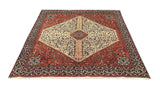 15478 - Abadeh Hand-Knotted/Handmade Persian Rug/Carpet Tribal/Nomadic Authentic/ Size: 8'2" x 8'1"