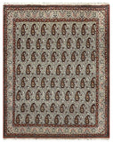 19994-Ghom Hand-knotted/Handmade Persian Rug/Carpet Traditional Authentic/ Size: 10'2" x 7'11"