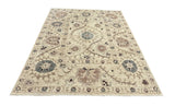 18183-Royal Chobi Ziegler Hand-Knotted/Handmade Afghan Rug/Carpet Traditional Authentic/ Size: 9'9''x 7'9''