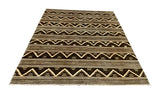 19943-Chobi Ziegler Hand-knotted/Handmade Afghan Rug/Carpet Traditional Authentic/ Size: 9'2" x 8'1"
